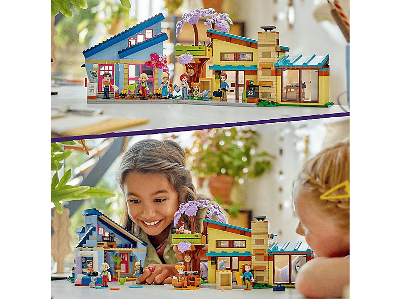Thumbnail - LEGO Friends 42620 Ollys und Paisleys Familien Haus Bausatz, Mehrfarbig