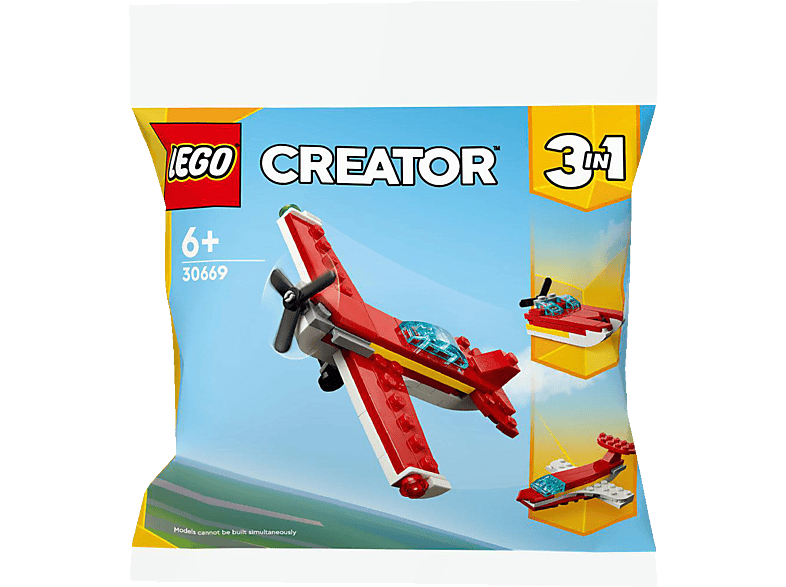 30669 Creator Mehrfarbig roter Legendärer Bausatz, LEGO Flieger