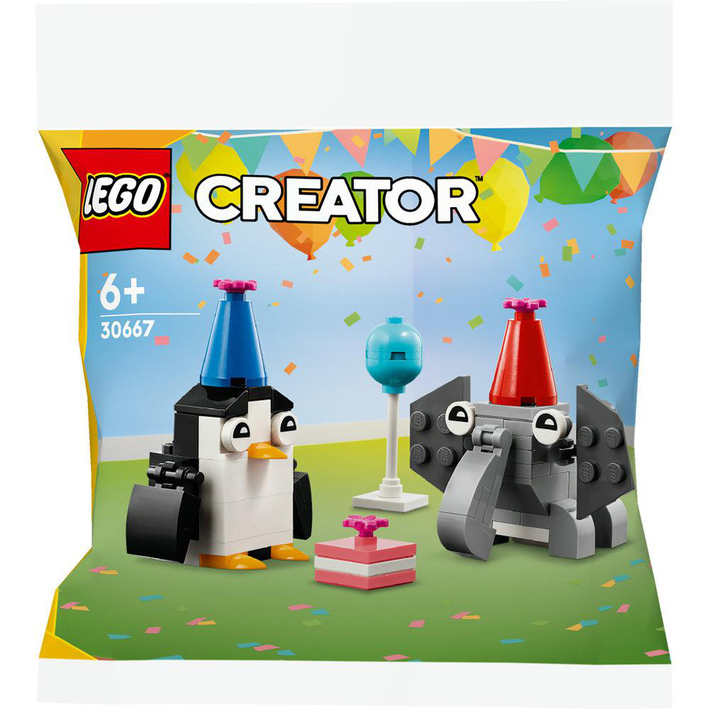 der 30667 LEGO Bausatz, Geburtstagsparty Tiere Mehrfarbig Creator
