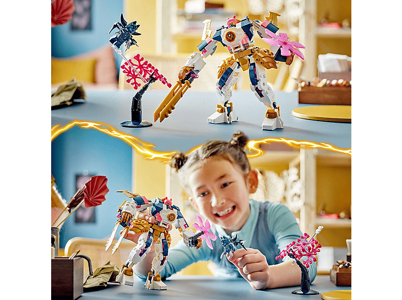 Thumbnail - LEGO Ninjago 71807 Soras Technikmech Bausatz, Mehrfarbig