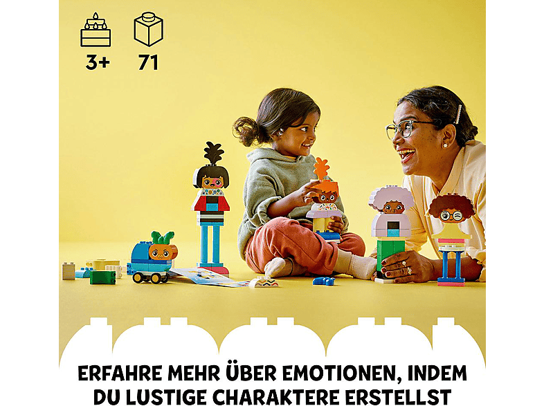 Thumbnail - LEGO Duplo 10423 Baubare Menschen mit großen Gefühlen Bausatz, Mehrfarbig