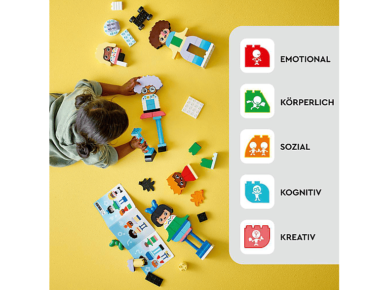 Thumbnail - LEGO Duplo 10423 Baubare Menschen mit großen Gefühlen Bausatz, Mehrfarbig