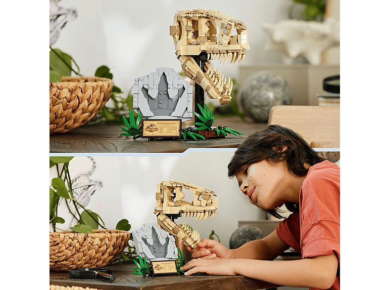 Thumbnail - LEGO Jurassic World 76964 Dinosaurier-Fossilien: T.-rex-Kopf Bausatz, Mehrfarbig
