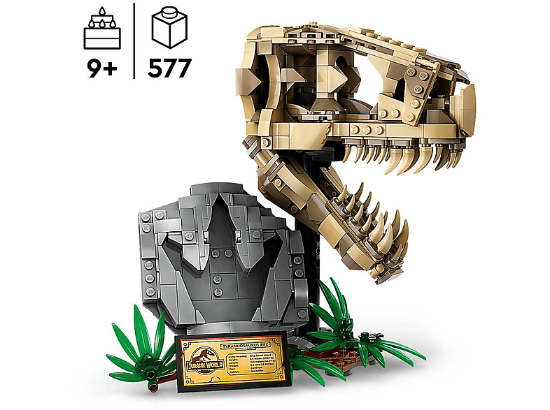 Thumbnail - LEGO Jurassic World 76964 Dinosaurier-Fossilien: T.-rex-Kopf Bausatz, Mehrfarbig