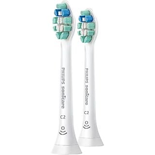Recambio para cepillo dental- Philips Sonicare Defensa antiplaca Optimal C2  HX9022/10, 2 unidades
