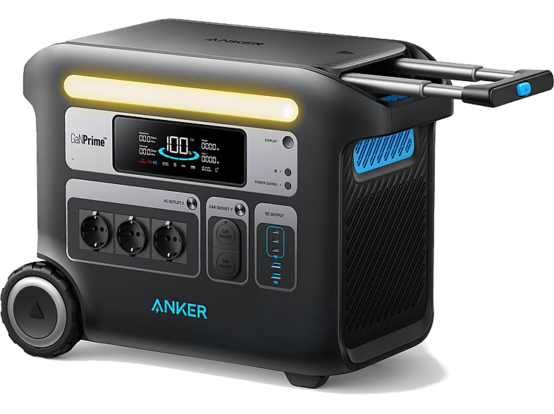 ANKER PowerHouse 767 Taşınabilir Güç Kaynağı 2048Wh 2400W Ev Karavan ve Dış Mekan Kullanımı A1780