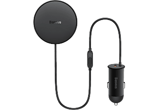 BASEUS CW01 MagSafe Wireless Şarj Araç İçi Telefon Tutucu ve Araç Şarj Cihazı (Air Vent) Siyah