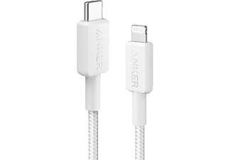 ANKER 322 USB-C to Apple iPhone Lightning 1.8m MFI Lisanslı Şarj ve Data Kablosu Beyaz A81B6_0