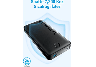 ANKER 325 20000mAh PowerCore 20K II 15 W Taşınabilir Hızlı Şarj Cihazı Siyah A1286_3