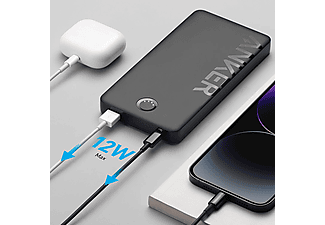 ANKER 323 10000mAh PowerCore 10K II 12 W Taşınabilir Hızlı Şarj Cihazı Siyah A1334_3
