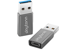 DAYTONA ADS-613 USB 3.1 To Type-C 10 Gbps Gen2 Yüksek Hızlı Data Şarj Çevirici Dönüştürücü Adaptör Füme