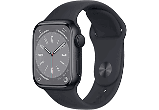 APPLE Watch Series 8 GPS 41 mm MNP53TU/A Gece Yarısı Alüminyum Kasa ve Gece Yarısı Spor Kordon Outlet 1223806