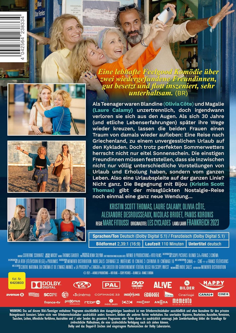 DVD-Cover eines Films mit einer Gruppe von Menschen. Text in mehreren Sprachen.