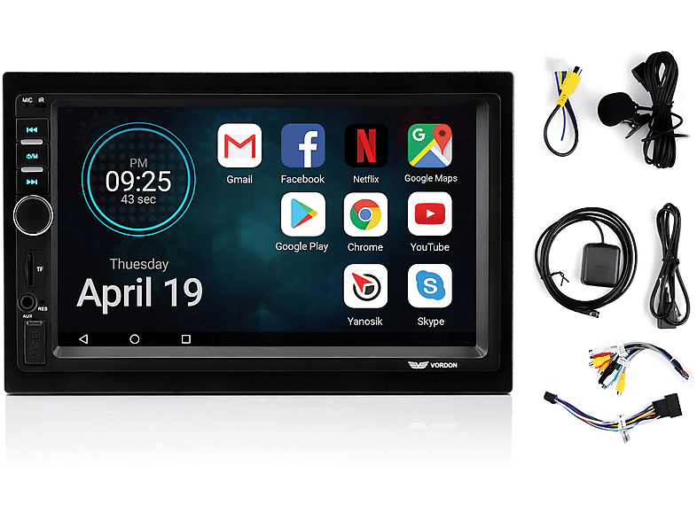 Radio samochodowe VORDON AC-8270 Bluetooth Android – zdjęcie 2