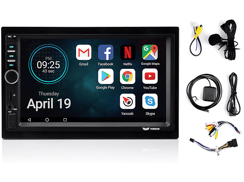 Radio samochodowe VORDON AC-8270 Bluetooth Android – zdjęcie 3