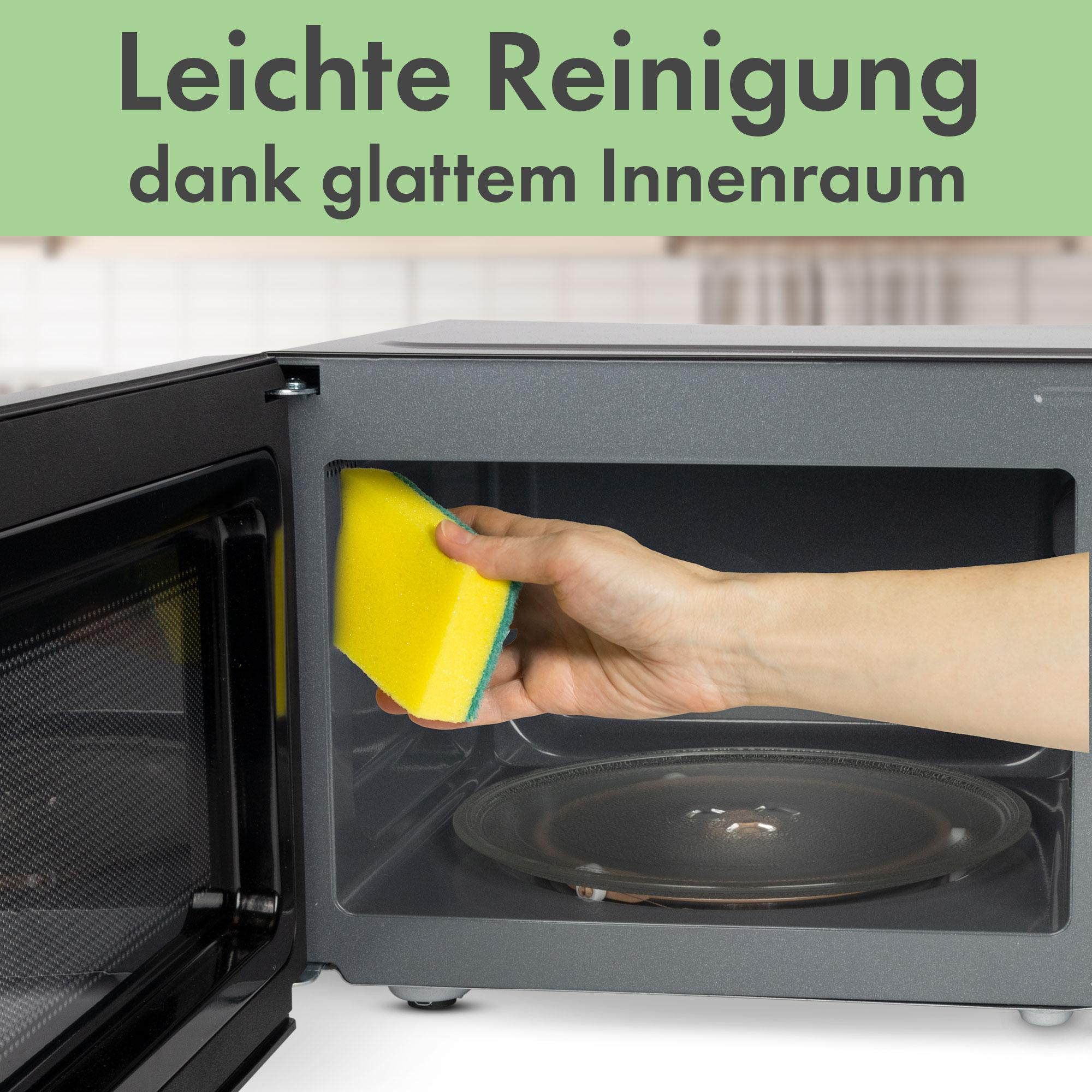 CLATRONIC MWG 792 Mikrowelle (700 Watt, Freistehend, 20 l, Schwarz)
