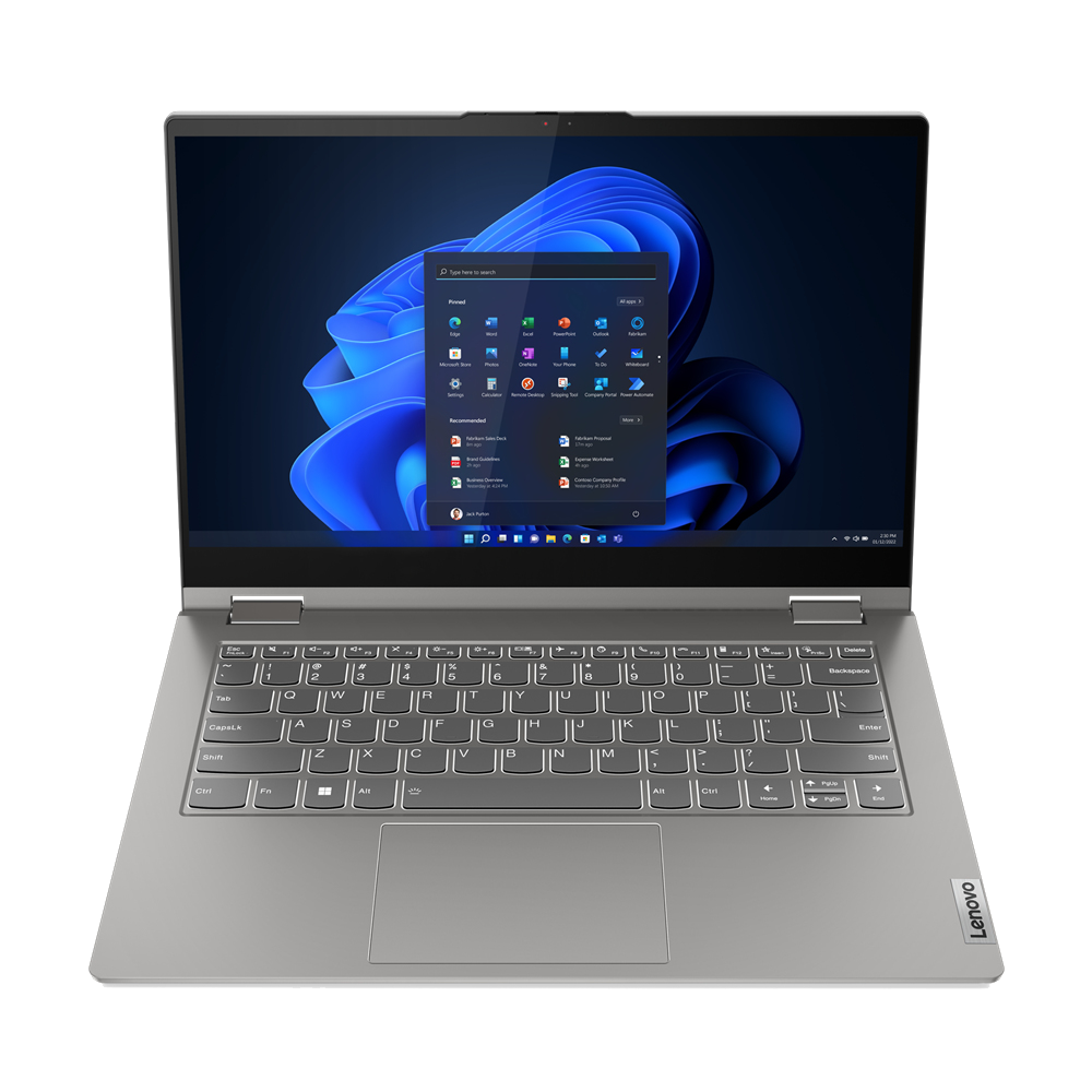 Convertible 2 en 1 - Lenovo ThinkBook 14s Yoga G3 IRU Profesional, 14" Full HD, Intel® Core™ i5-1335U, 8GB RAM, 256GB, Iris® Xe Windows 11 Pro, Gris