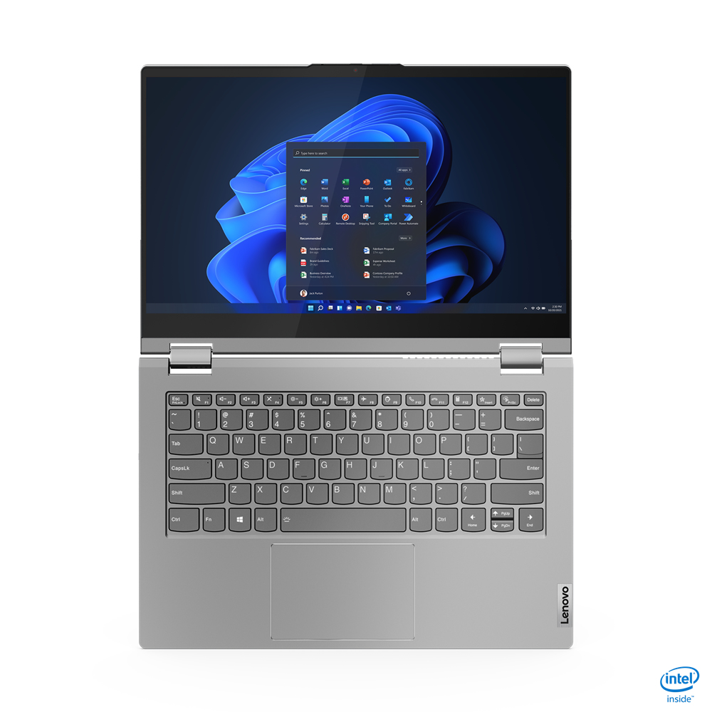 Convertible 2 en 1 - Lenovo ThinkBook 14s Yoga G3 IRU Profesional, 14" Full HD, Intel® Core™ i5-1335U, 8GB RAM, 256GB, Iris® Xe Windows 11 Pro, Gris