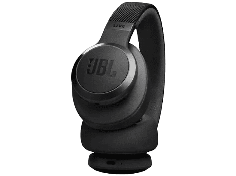 JBL Live 770NC - bezprzewodowe słuchawki wokółuszne z True Adaptive Noise Cancelling czarne – zdjęcie 3