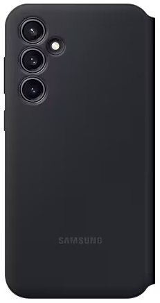 Czarne etui na telefon z trzema obiektywami aparatu.