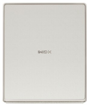 Widok z góry na srebrne urządzenie XGIMI.