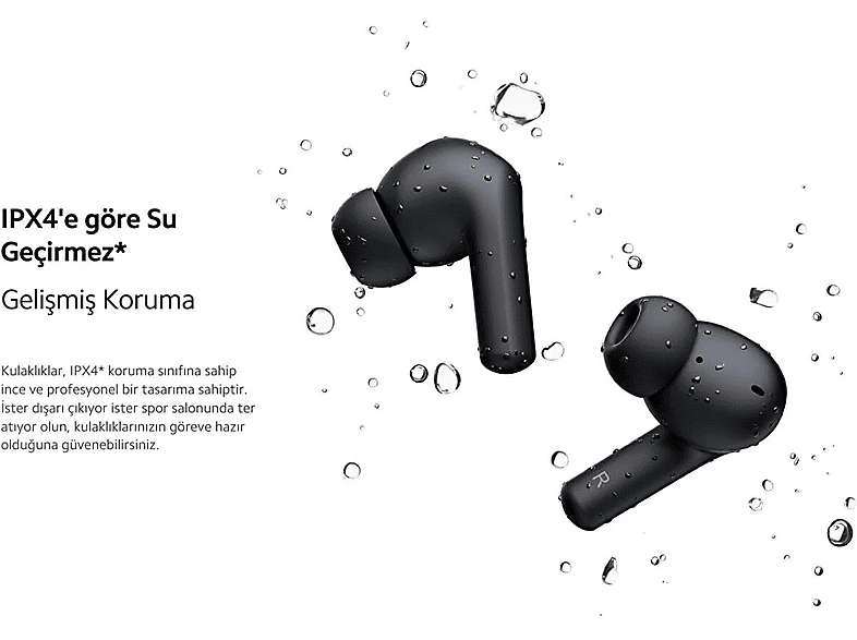 XIAOMI Redmi Buds 4 Active Bluetooth Kulak İçi Kulaklık Siyah_8