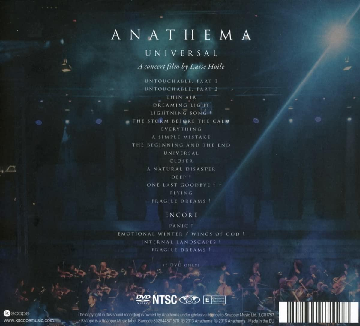 Rückseite des Anathema-Albums