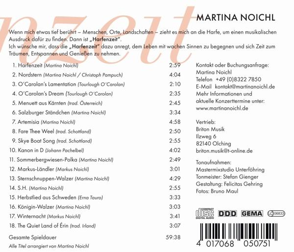 - Martina - Harfenzeit Noichl (CD)