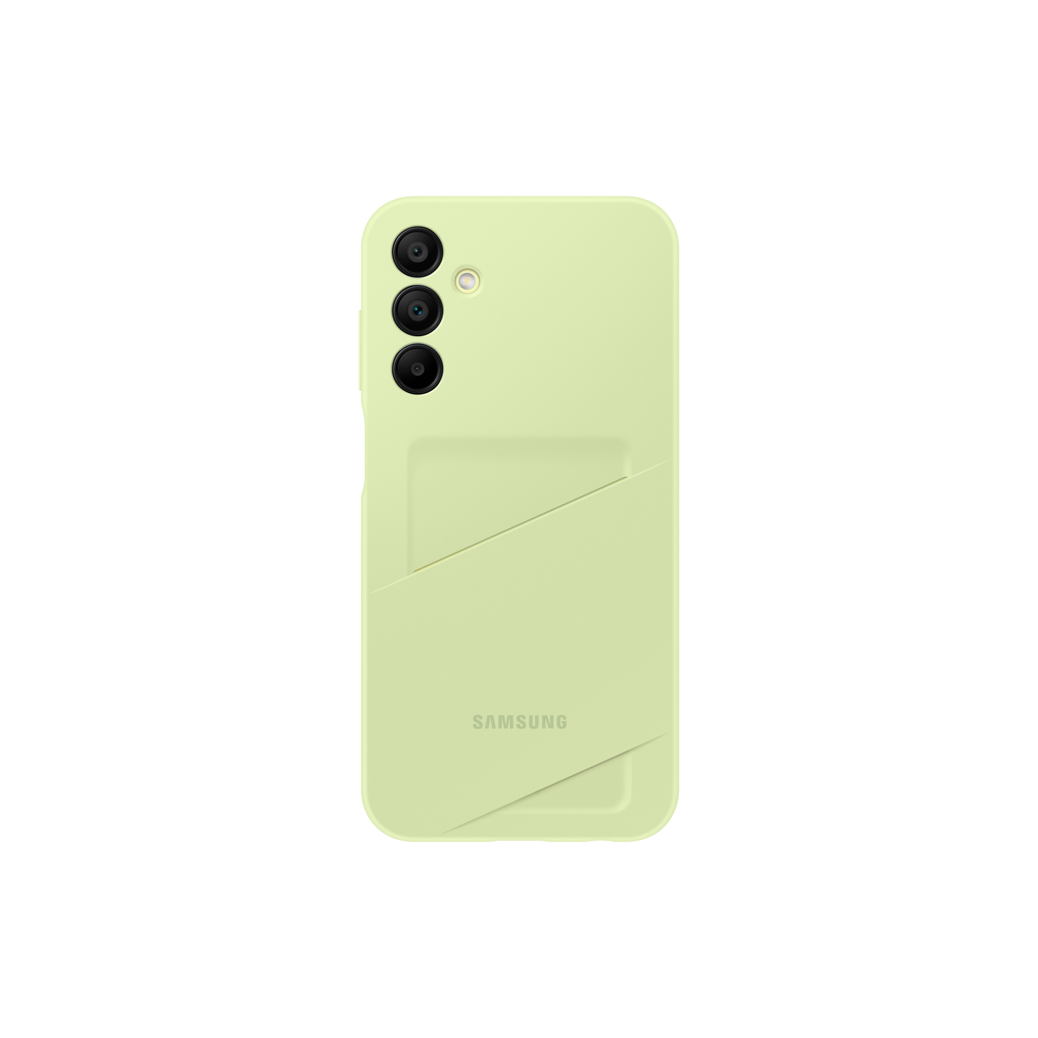 Samsung Galaxy A15 Card Slot Case Geel afbeelding
