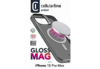 CELLULARLINE iPhone 15 Pro Max Gloss Magsafe Telefon Kılıfı Siyah_3