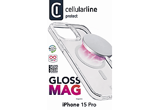 CELLULARLINE iPhone 15 Pro Gloss Magsafe Telefon Kılıfı Şeffaf_3