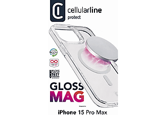 CELLULARLINE iPhone 15 Pro Max Gloss Magsafe Telefon Kılıfı Şeffaf_3