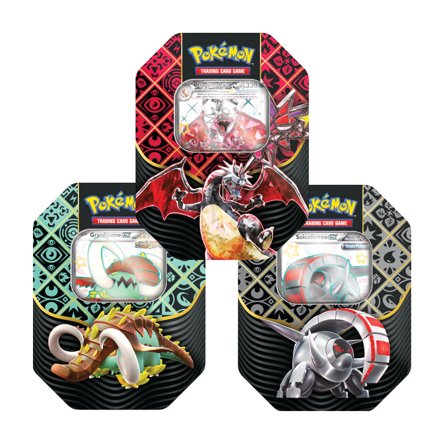 Carte DA Gioco Pokemon Tin Destino di Paldea