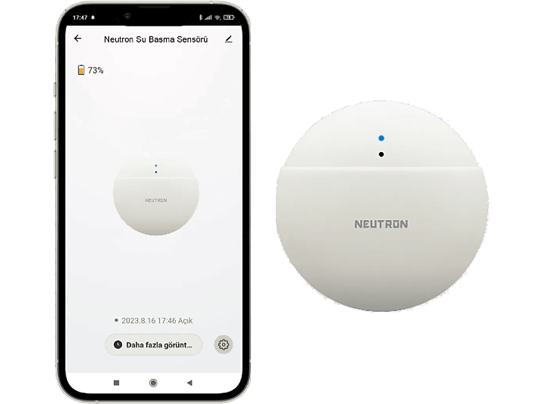 NEUTRON Wifi Su Basma Sensörü Beyaz_0