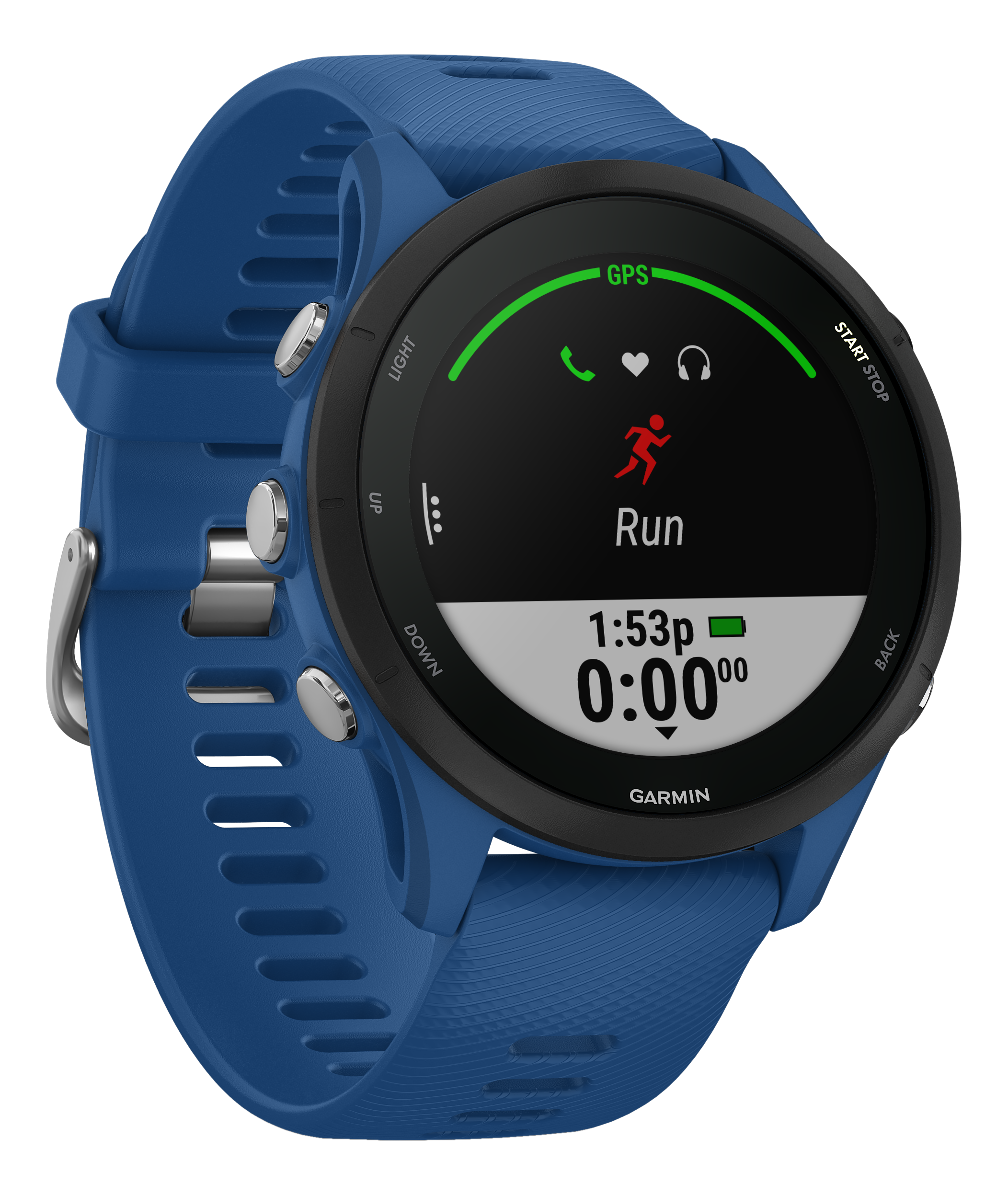 GARMIN Forerunner 255 - Smartwatch (Bleu foncé/Noir)