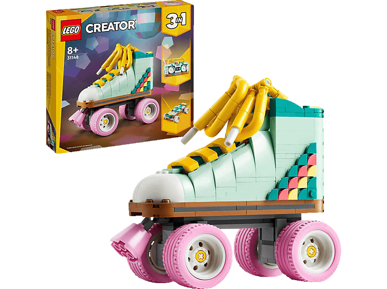 LEGO Creator 31148 Rollschuh Bausatz, Mehrfarbig