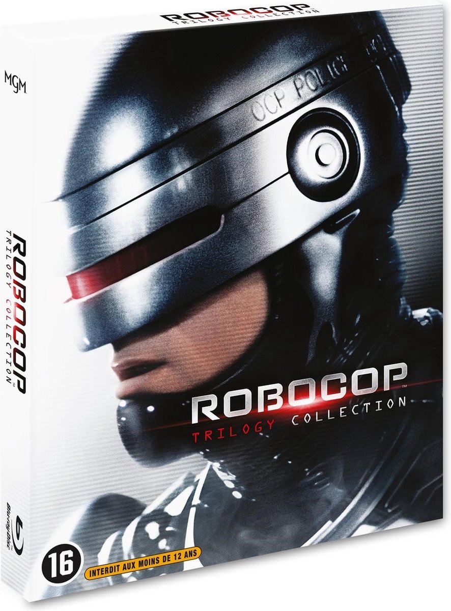 Coffret DVD RoboCop Trilogy Collection. Le coffret présente le personnage RoboCop sur la couverture.
