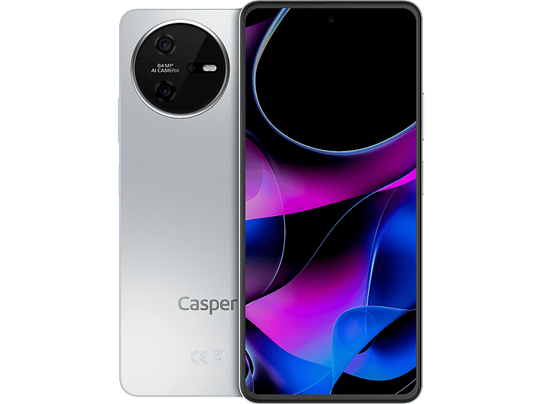 CASPER Via A40 256GB Akıllı Telefon Gümüş Gri