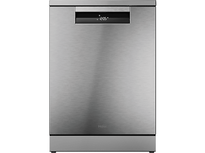 Lavavajillas - Haier I-Pro Shine Series 7 XF 4A4M4PX, 14 servicios, 10 programas, 60 cm, Motor Inverter, Wi-Fi, Inox