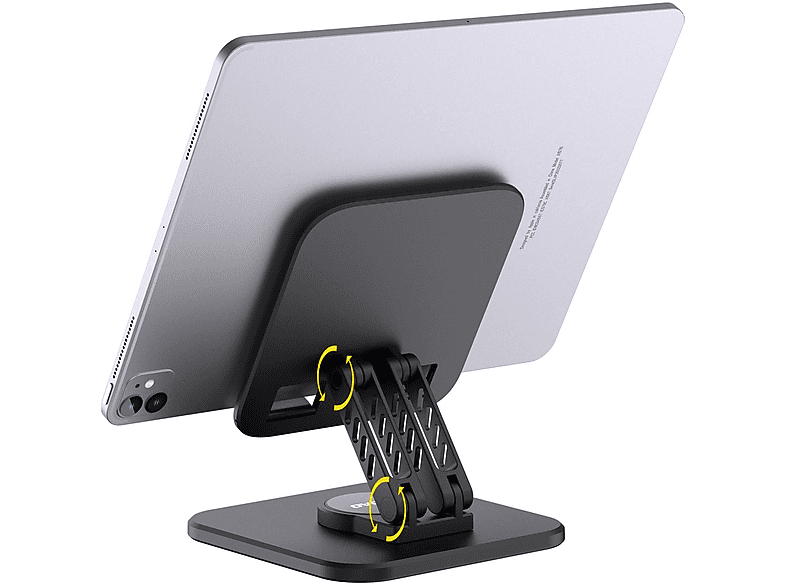 DAYTONA F10-S 360 Derece Dönebilen Katlanır iPad Tablet Standı Siyah_1