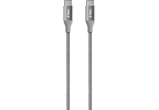 TTEC AlumiCable USB-C - USB-C 200cm 65W PD/QC Hızlı Şarj/Data Kablosu Uzay Grisi