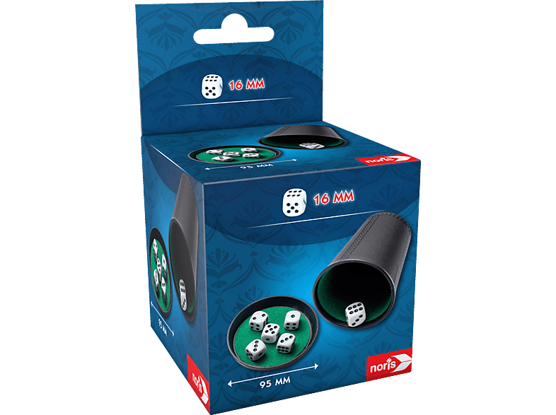 NORIS 606152776 Würfelbecher Set Würfelspiel, Mehrfarbig Würfelspiele MediaMarkt