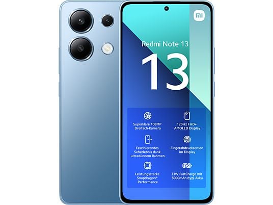 XIAOMI Redmi Note 13 4G - Smartphone (6.67 ", 256 GB, Ice Blue)