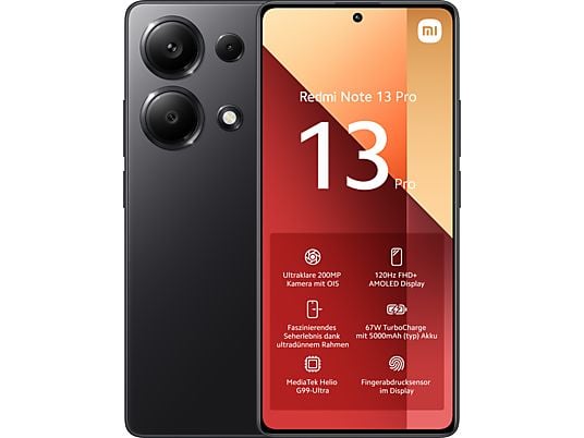 XIAOMI Redmi Note 13 Pro 4G - Smartphone (6.67 ", 256 GB, Midnight Black)