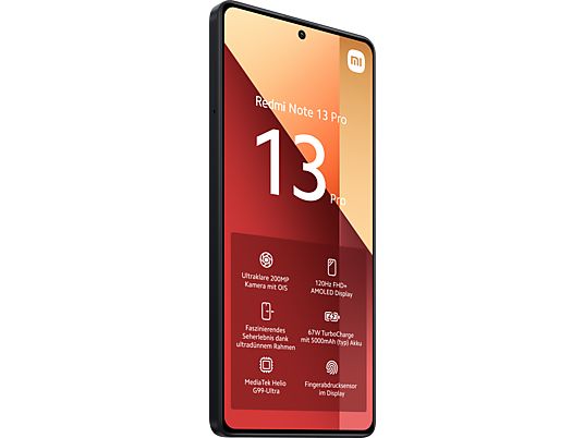 XIAOMI REDMI NOTE 13 PRO 8GB/256GB BLACK -  (6.67 ", 256 GB, )