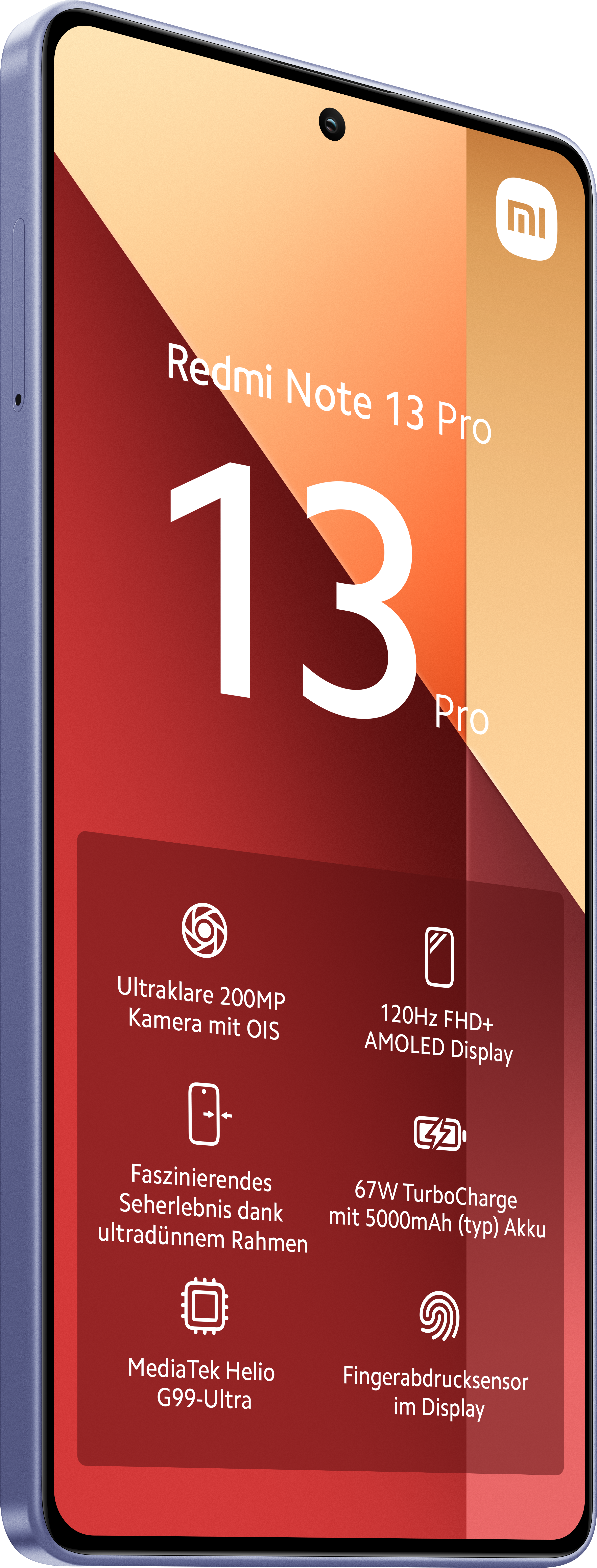 XIAOMI Redmi Note 13 Pro 4G - Smartphone (6.67 ", 256 GB, Lavender Purple)