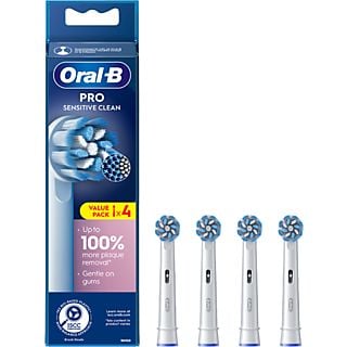 ORAL-B Sensitive Clean Opzetborstel (EB60XF) 4 Stuks