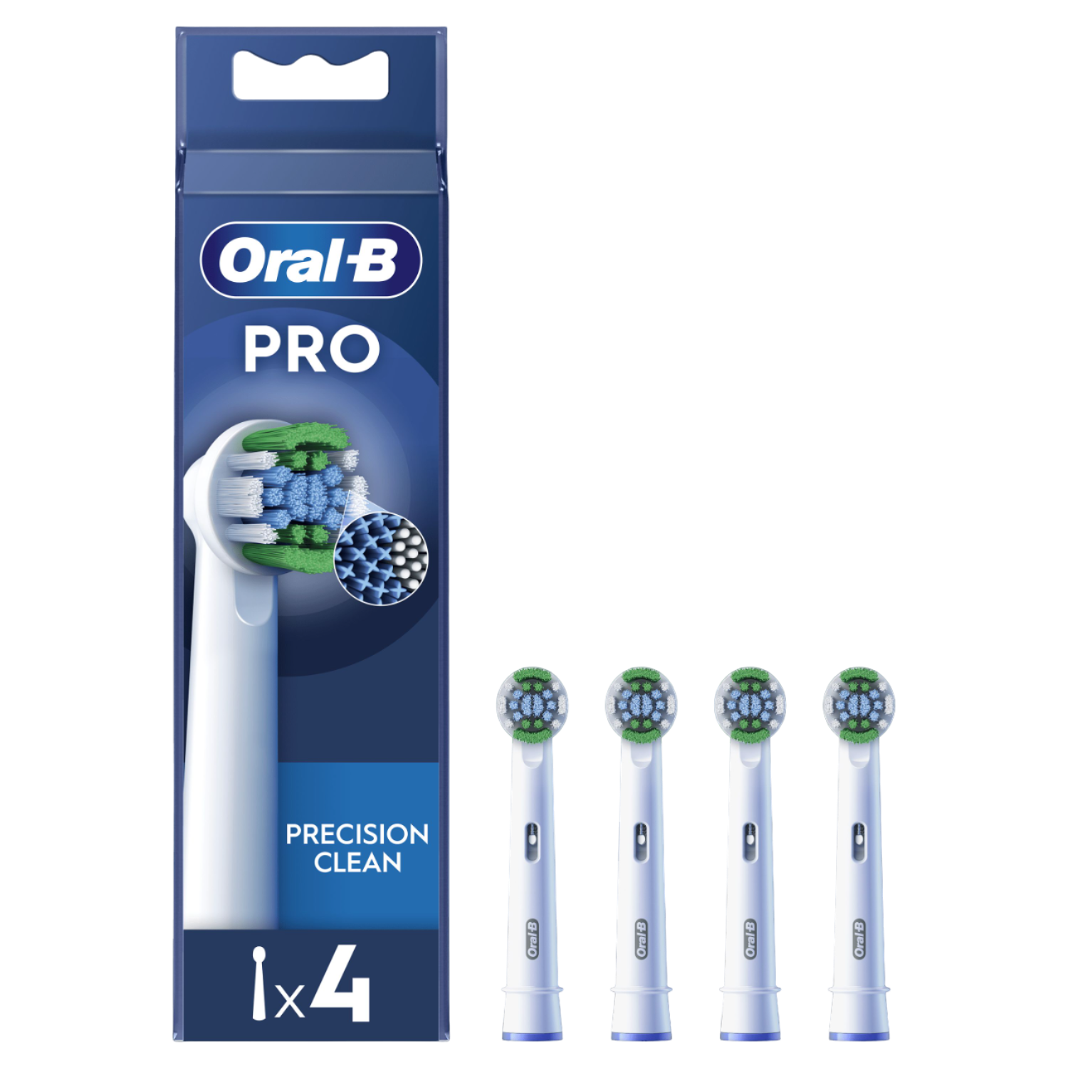 Oral-b Precision Clean Opzetborstel (eb20xf) 4 Stuks