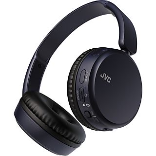 Auriculares inalámbricos - JVC HA-S37W-A-U, Diadema, Plegables, Bluetooth, Azul