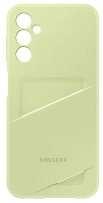 SAMSUNG Galaxy A15 kártyatartós hátlap, lime (EF-OA156TMEGWW)